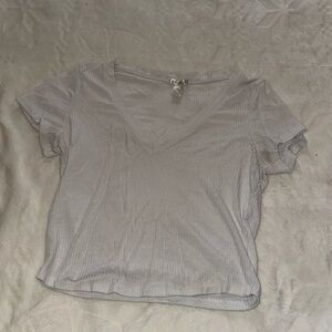 White Crop Top